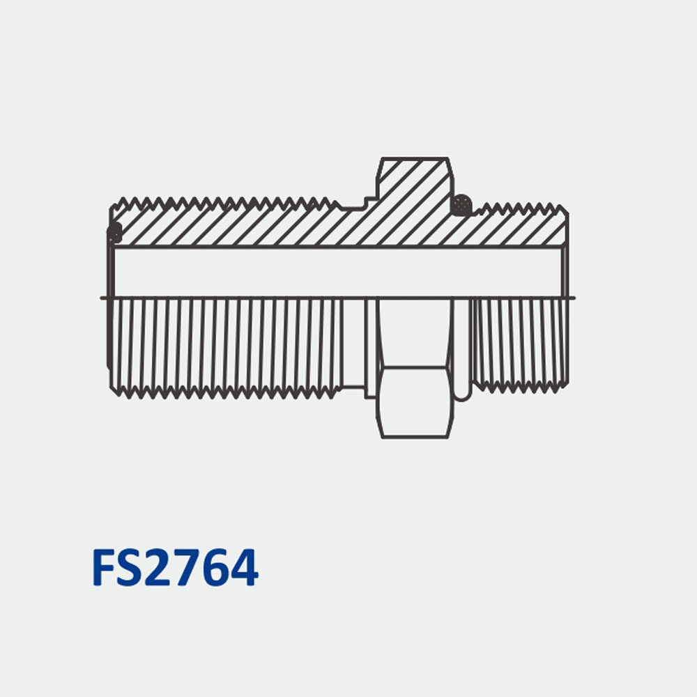 o形环端面密封接头FS2764 FS舱壁- morb直