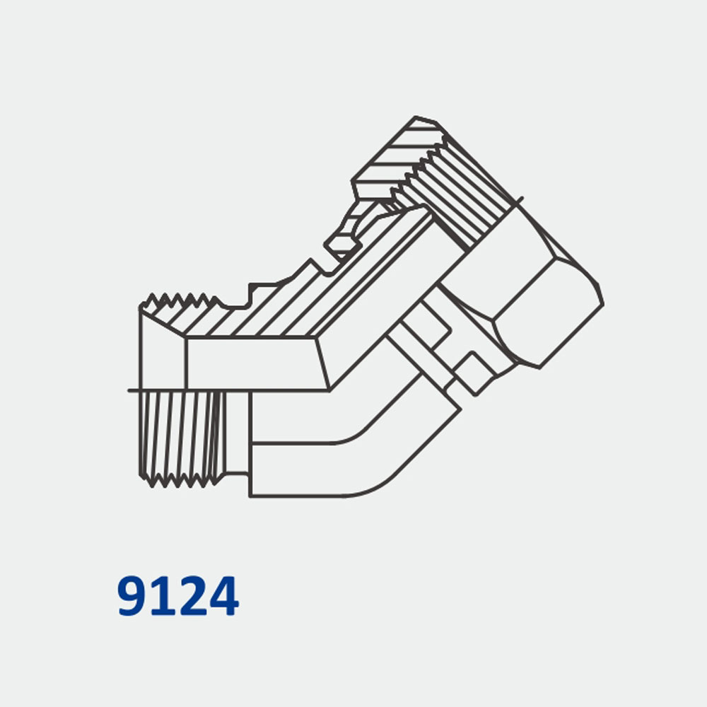 转换适配器9124 MBSPP-FBSPPS扫掠45°