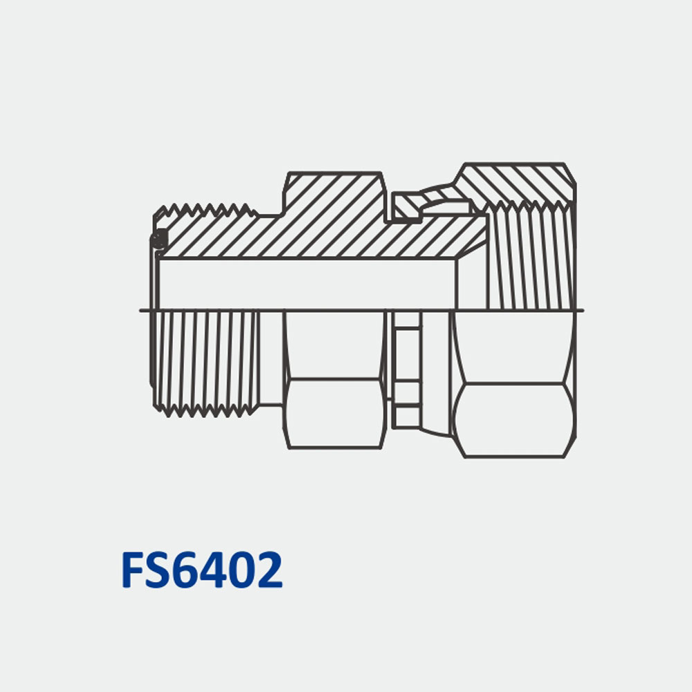 o形环端面密封接头FS6402 MFS-FJS直