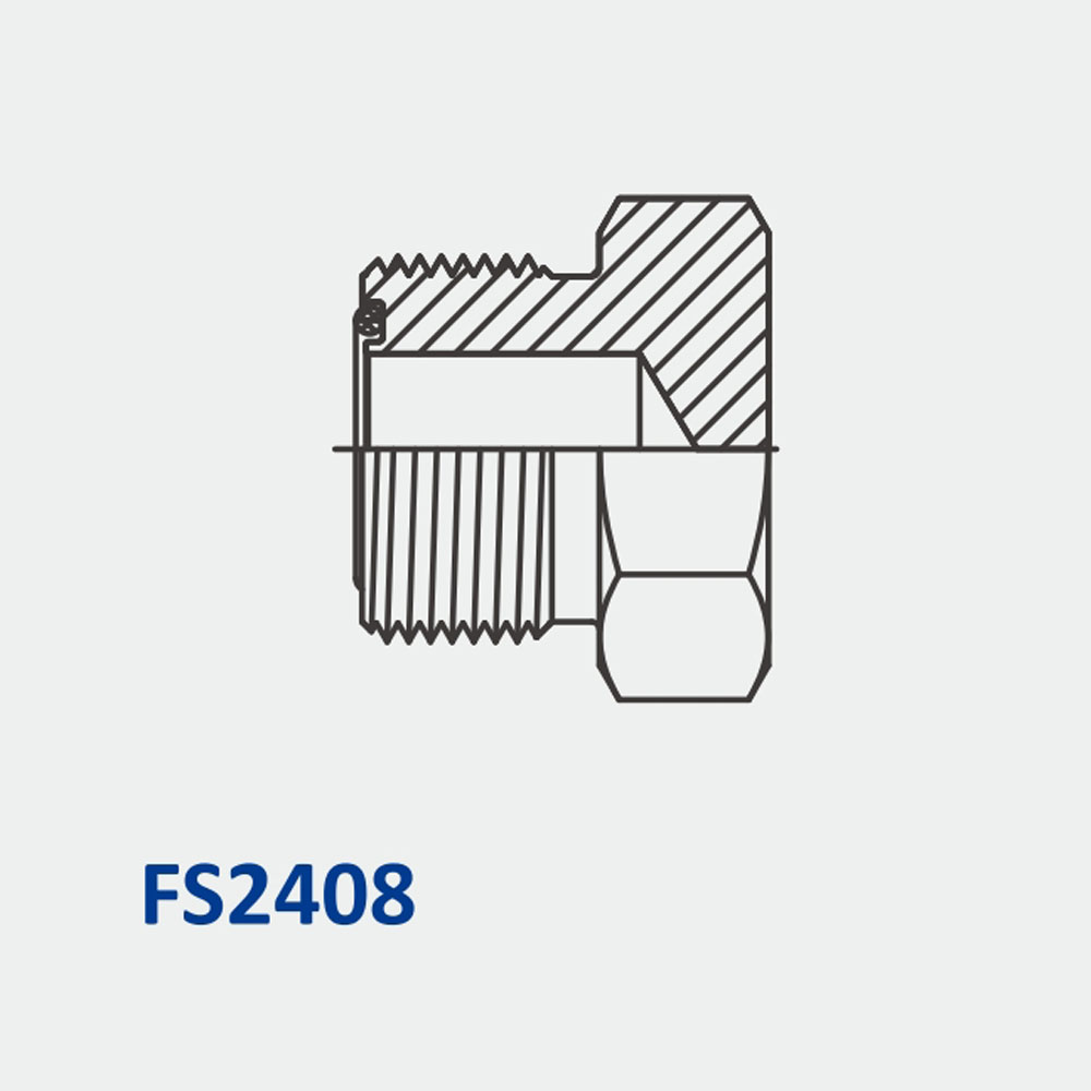o形环端面密封接头FS2408 MFS插头