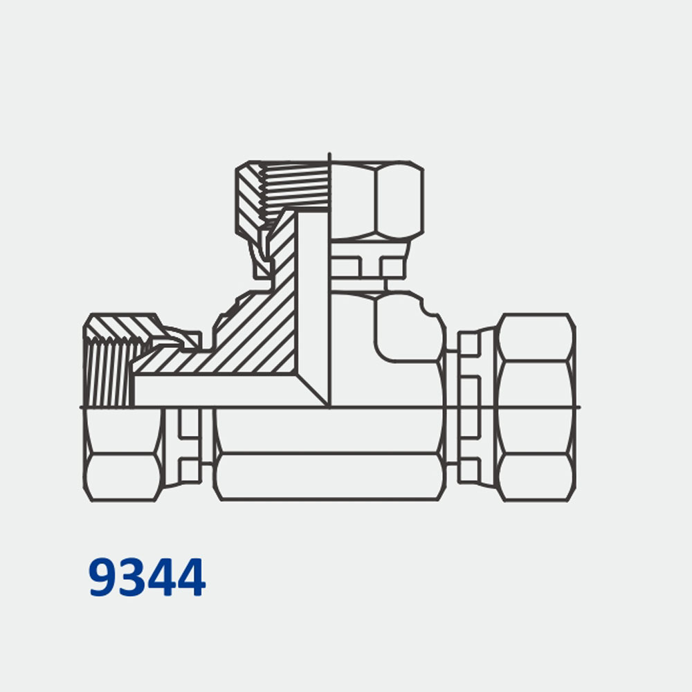 转换适配器9344 FBSPP-FBSPP-FBSPP Tee