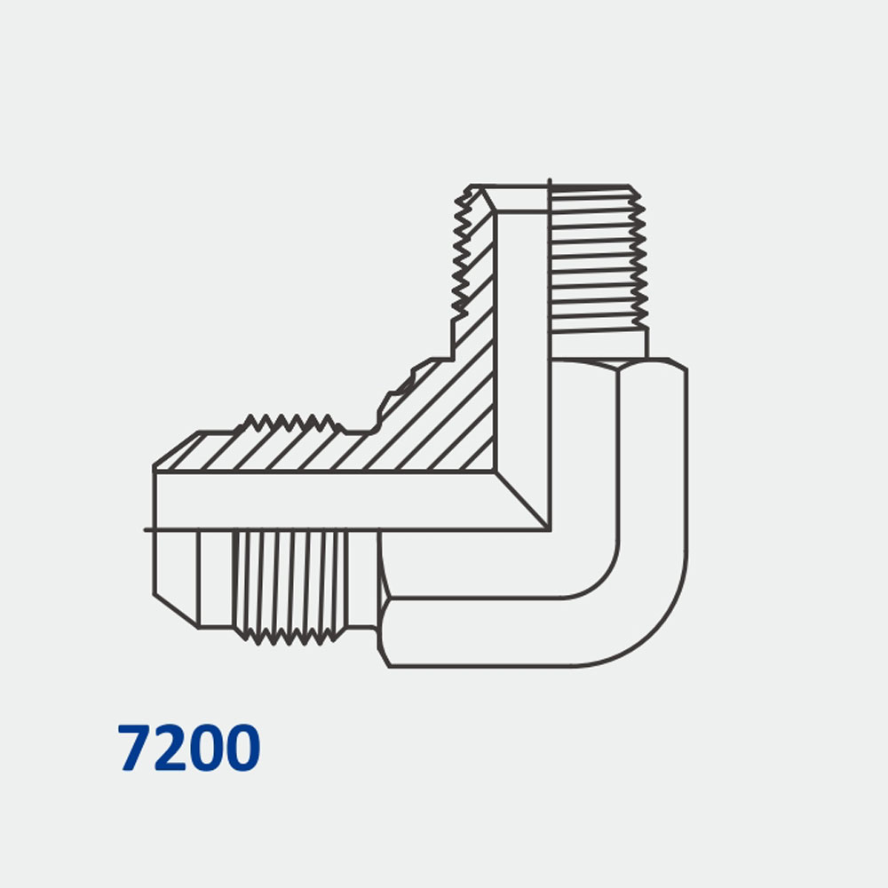 转换适配器7200 MJ-MBSPT 90°弯头