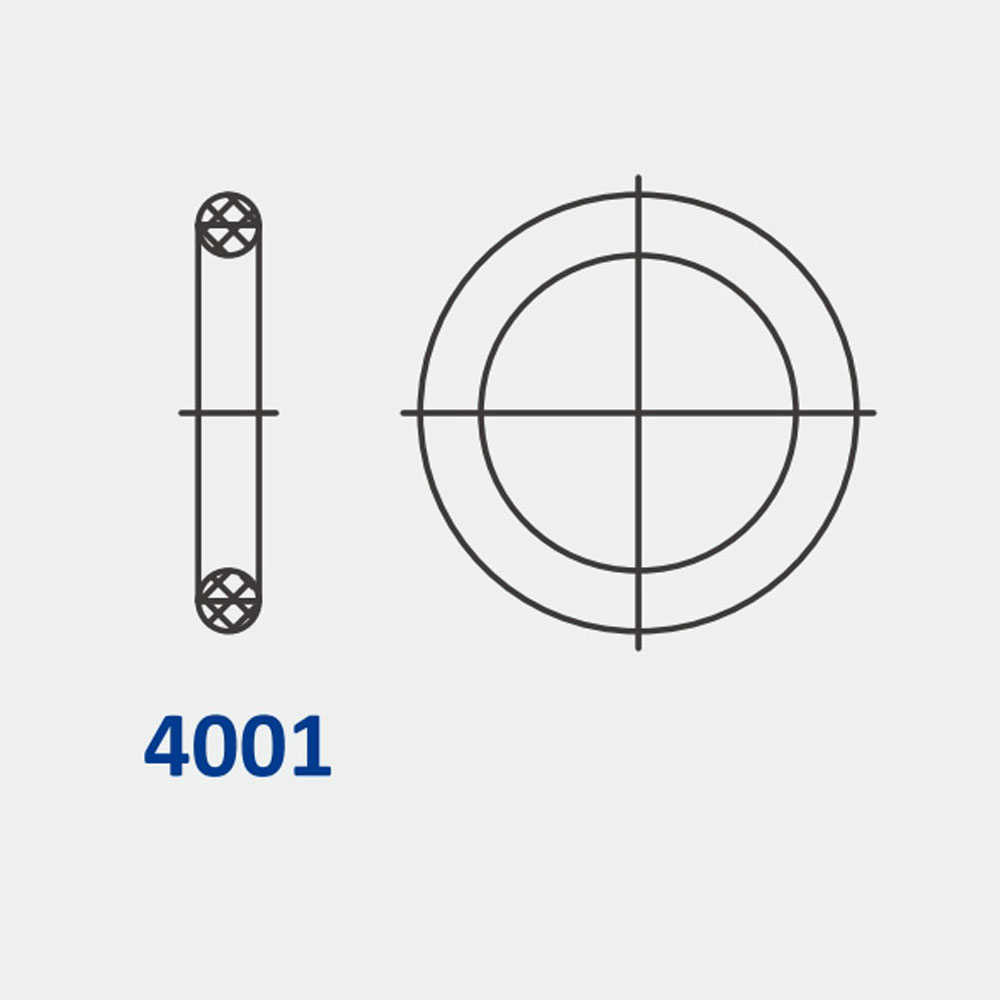 管配件和适配器4001 Viton o型环