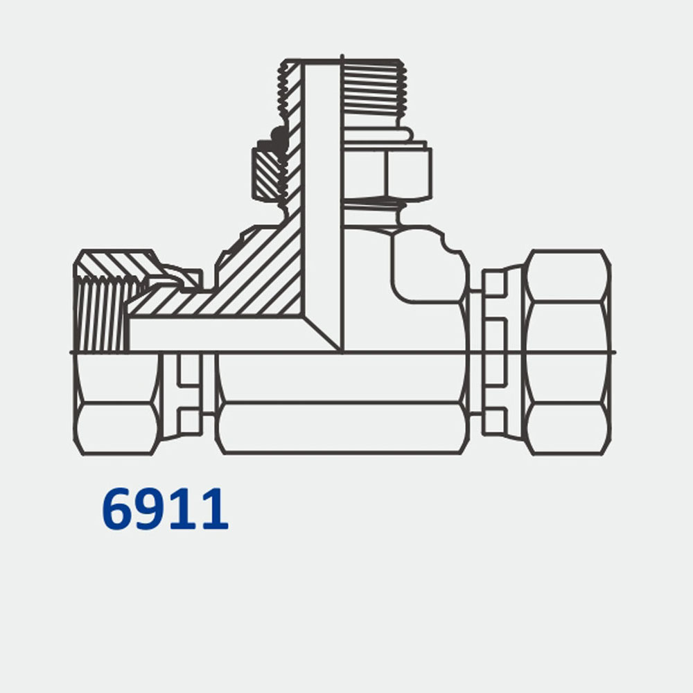 管配件和适配器6911 FPS-FPS-MAORB三通