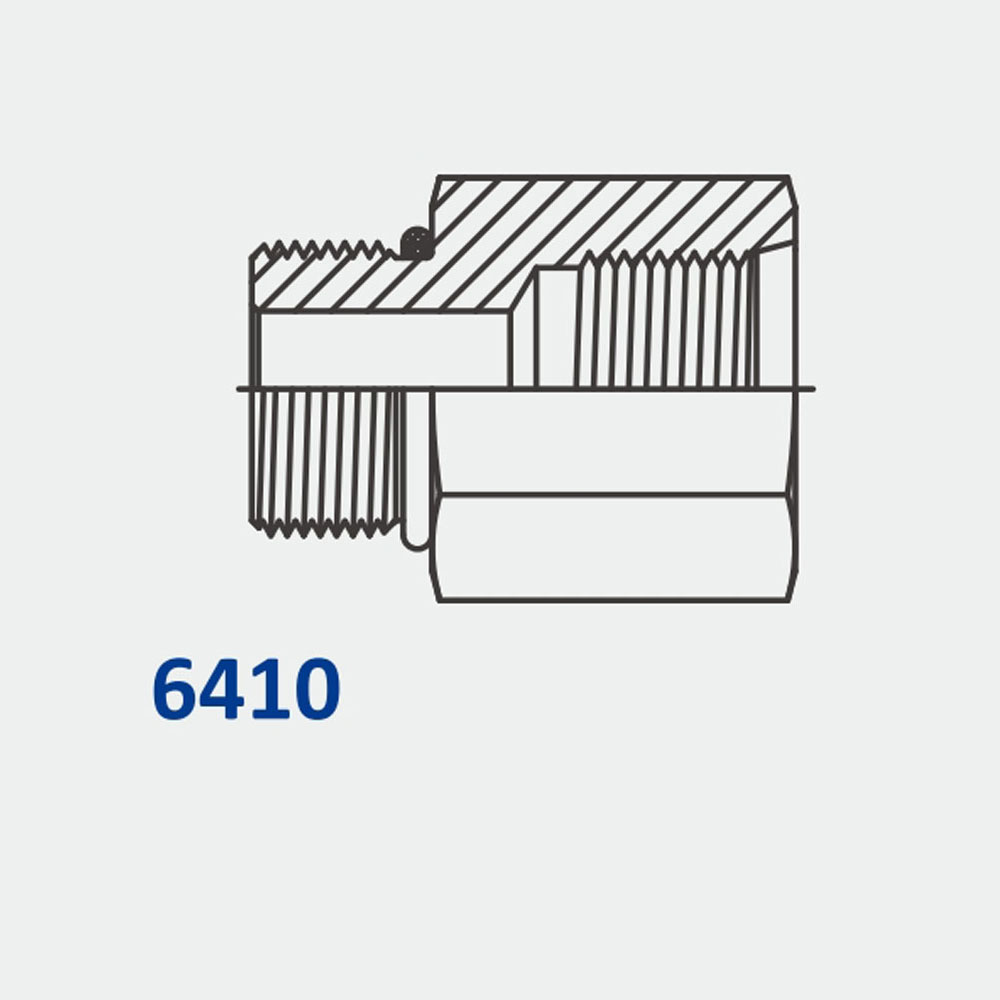 管配件和适配器6410 MORB-FORB直减速器