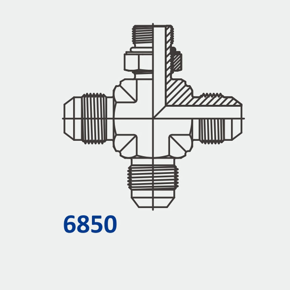 管配件和适配器6850 MJ-MJ-MAORB-MJ十字