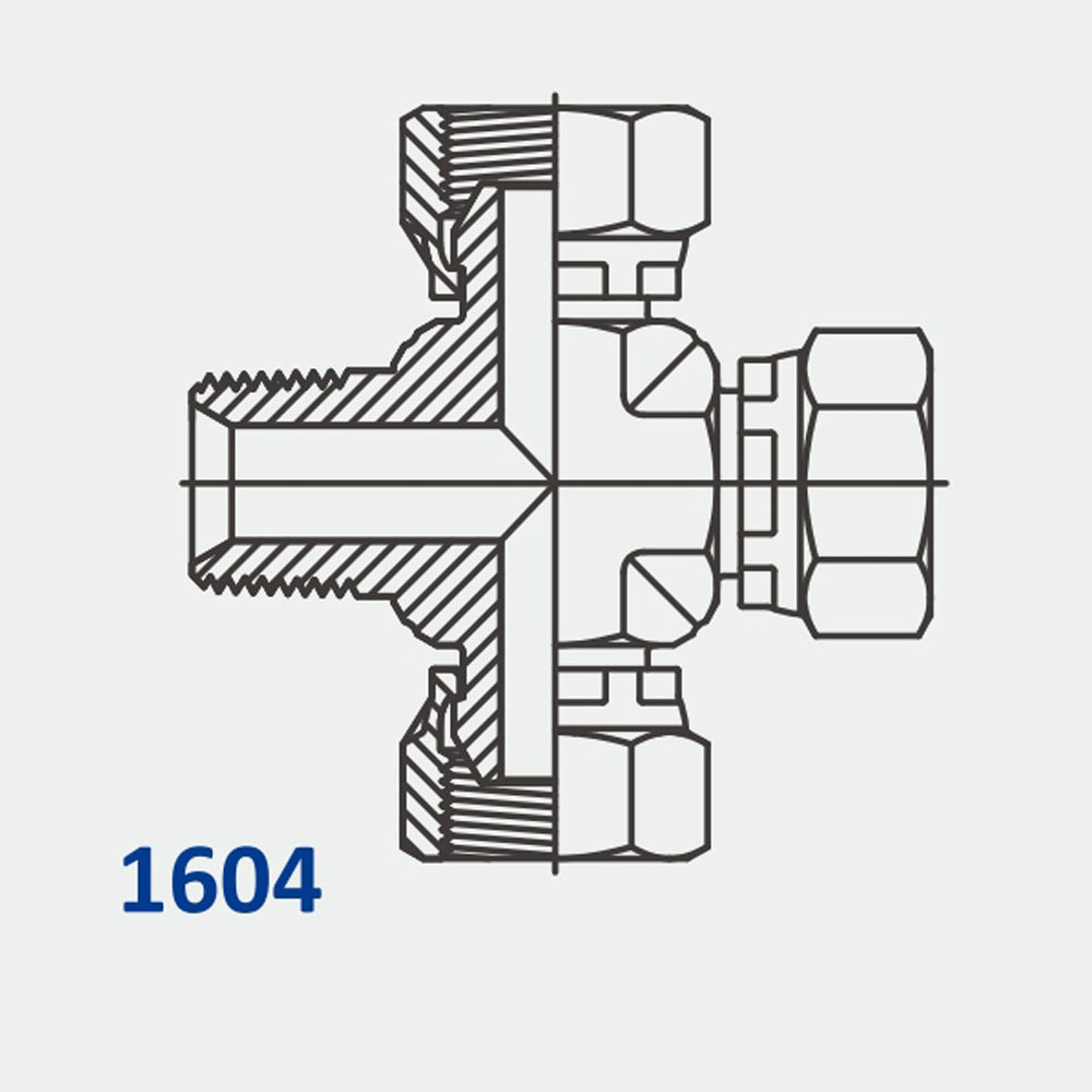 管配件和适配器1604 MP-FPS-FPS-FPS交叉
