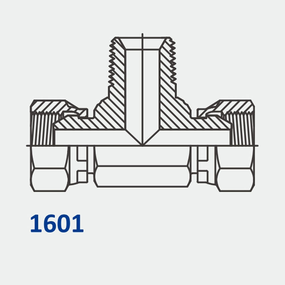 管配件和适配器1601 MP-FPS-FPS三通