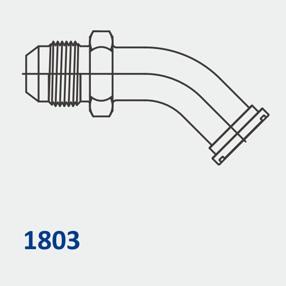液压法兰/附件1803 mj -法兰45°规范62