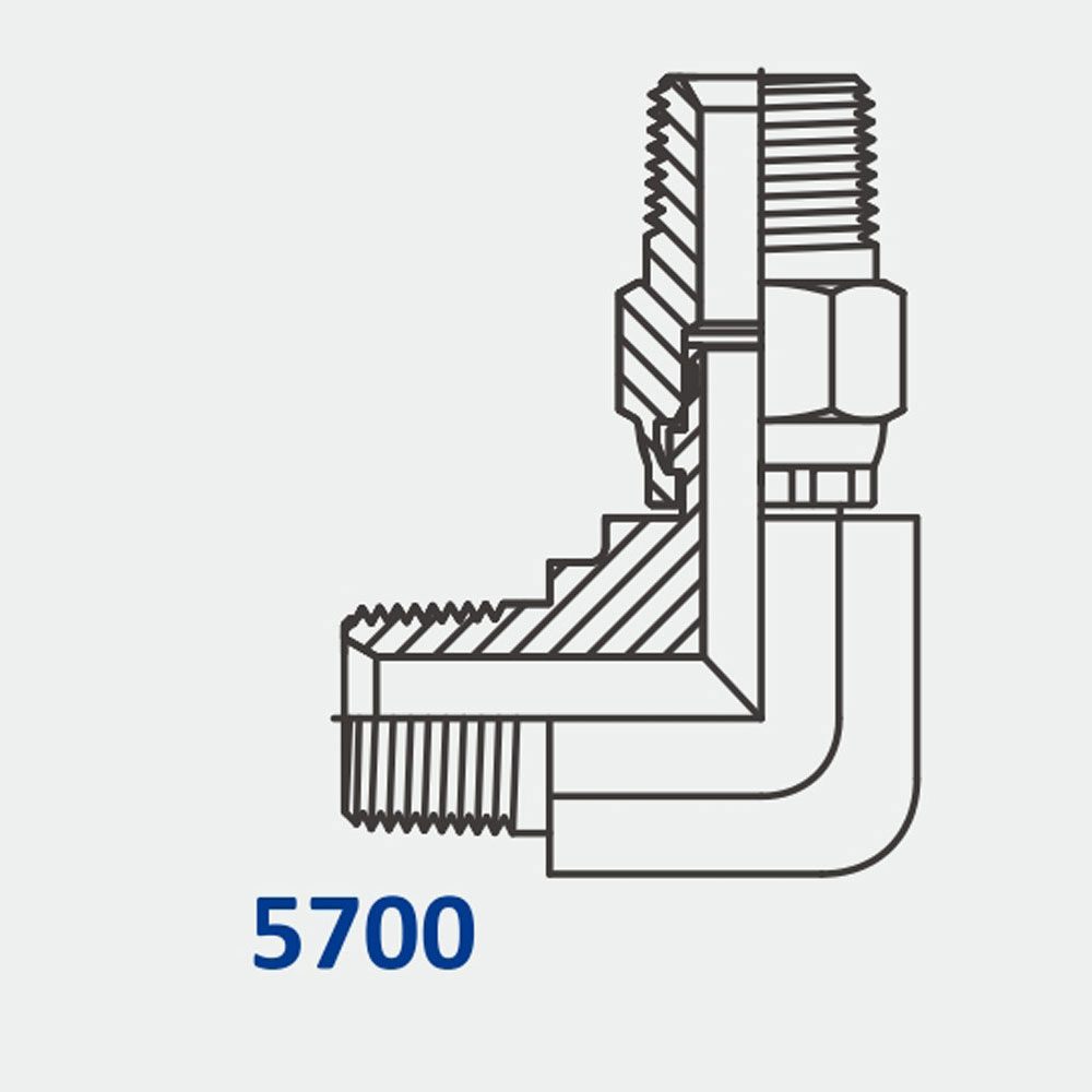 管配件和适配器5700 MP-MPS 90°